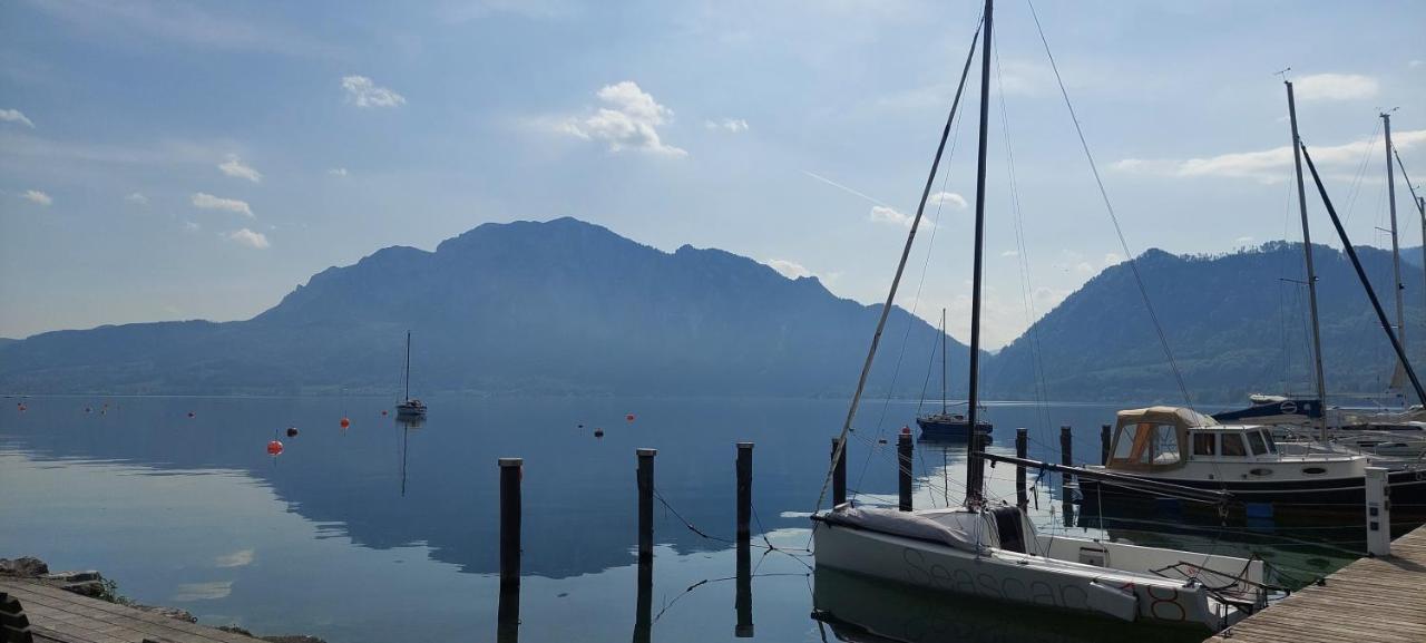 Ferienhaus Goldener Anker Unterach Am Attersee Exteriör bild