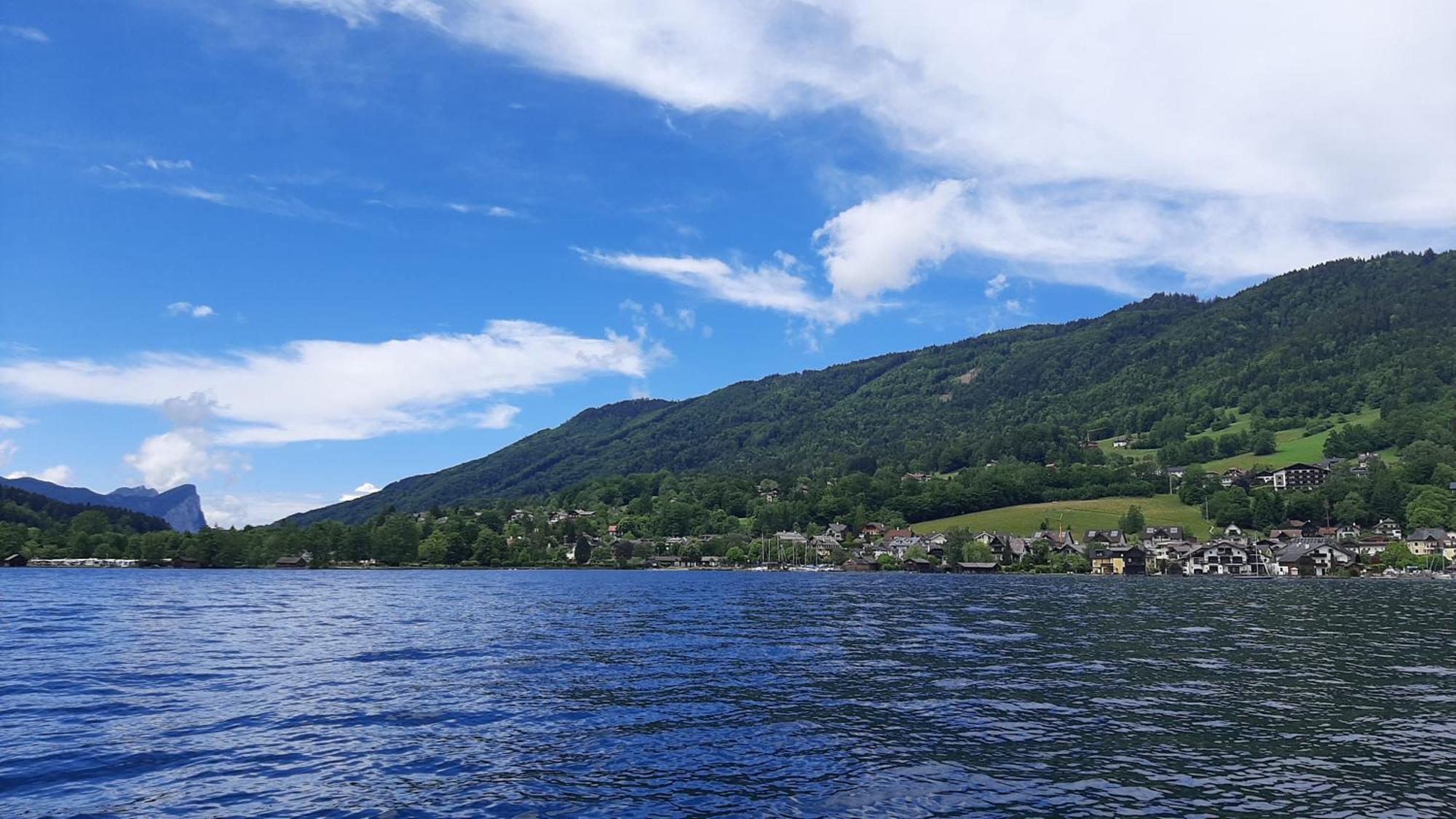 Ferienhaus Goldener Anker Unterach Am Attersee Exteriör bild